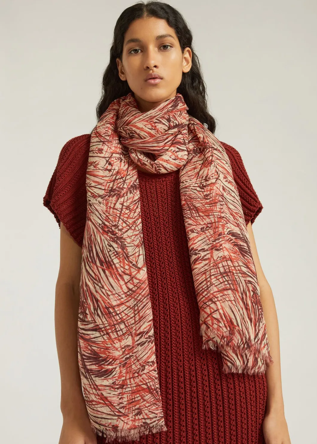 Discount Oversized Ramage Stole Woman Stoles