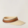 Online The Suitcase Stripe Visor Woman Hats